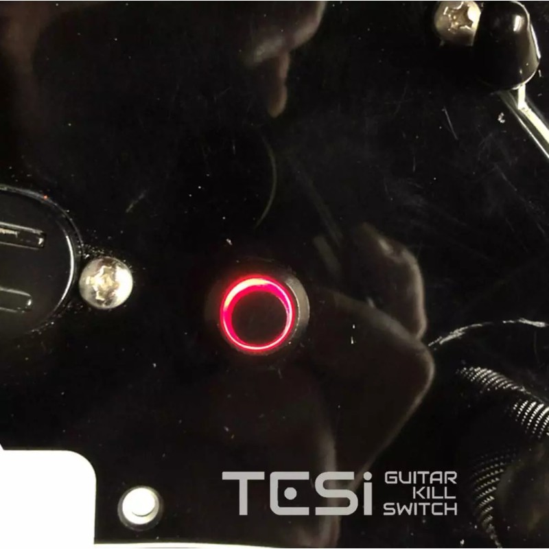 Tesi POCO 12MM LED Momentary Push Button Guitar Kill Switch