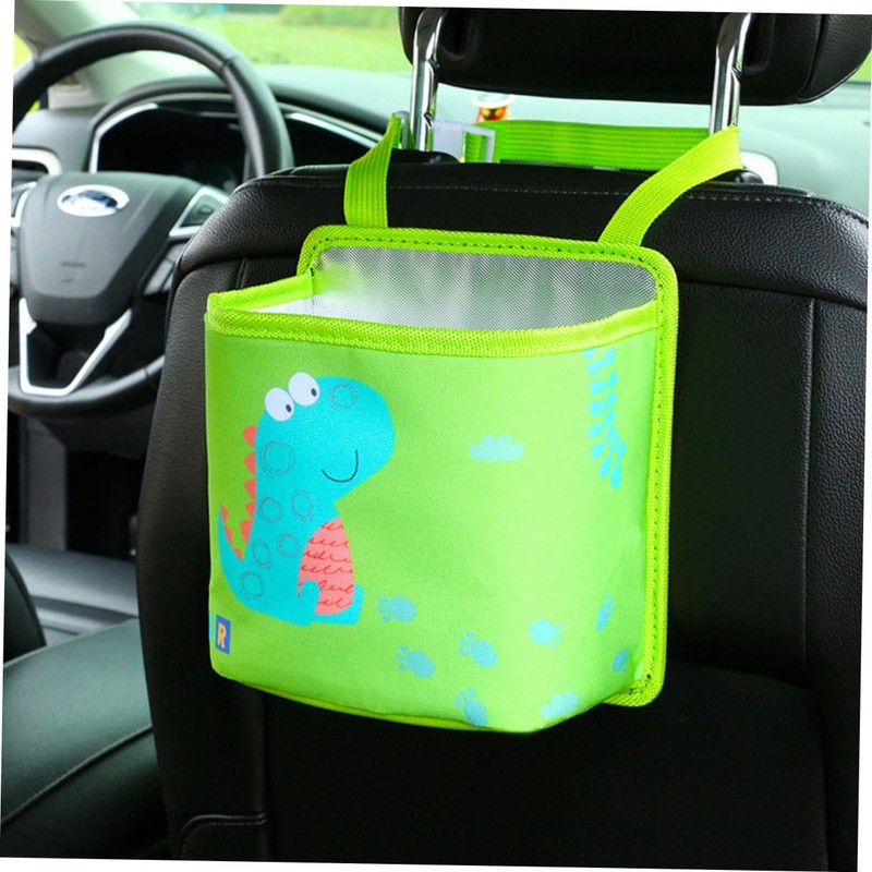 CHILDWEET Hanging Storage Box for Car Trash Can Storage Bag