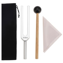 4Piece Tuning Fork Set for Healing and Music, Tuning Forks for Healing, Professional Frequency Healing Device with Durable Construction, Ideal for Sound Therapy, Meditation, and Yoga Accessories