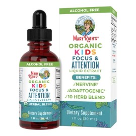 Organic Focus Y Atencion Para Niños Mary Ruth´s Organico Sabor Sin Sabor 30 ml