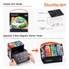 Shuttle Art 51 Colors Alcohol Markers, 50 Colors Dual Tip