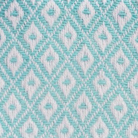 DII Global Mini Diamond Woven Throw, 50x60, Aqua