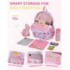 RAVUO Kids Backpack, 14.6" Toddler School Bag for Girls Ages