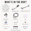 G-Promise All Metal 10" Dual Square Shower Head Combo |