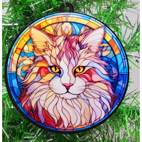 Generic Maine Coon Cat Christmas Ornament