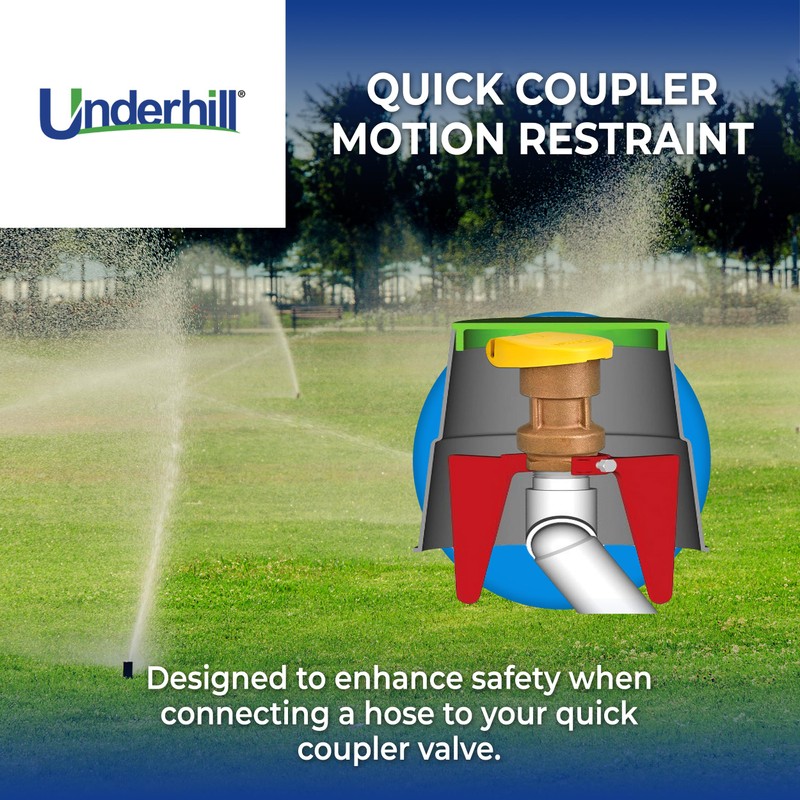 Underhill Anchor for Coupler Valve, 1-1/2-Inch Quick Couplers, Sprinkler Garden