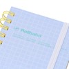 Delphonics Rolburn Notebook with Pocket, Schola, Mini (Light Blue)