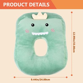 SUNOYA Piercing Pillow with Hole, Piercing Pillow, Office Nap Pillow, Soft Nap Pillow, Pillow with Hole, Doughnut Cushion for Women and Girls