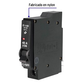 Volteck IT-140, Interruptor termomagnético 1 polo 40 A