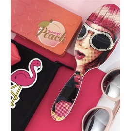 Brushworx Artists and Models Oval Cushion Hair Brush - Lady Ra Ra