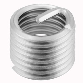 Stainless Steel Thread Insert Assortment Kit for Thread Repair M8 x 1.25 x 1.5D Length - Set of 50 Pieces