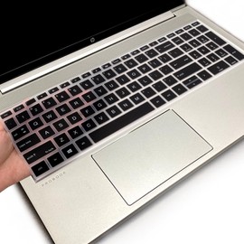 Keyboard Cover for 15.6" HP ProBook 450 G8 G9 G10/HP ProBook 455 G8 G9 G10/HP ProBook 650 G8/HP Zbook Power G8 G9, New HP ProBook 15.6'' Keyboard Skin(NOT fit HP ProBook 450/455/650 G6 G7) Black