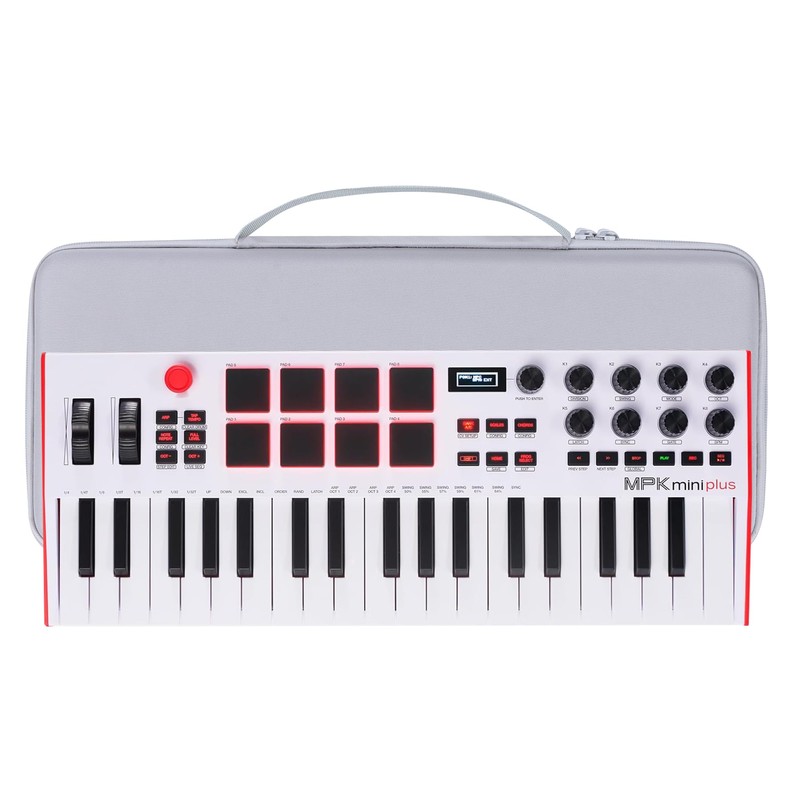 Lebakort Hard Case Compatible with Akai Professional MPK Mini Plus