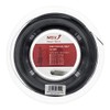 MSV Unisex – Erwachsene Focus-HEX Ultra Saitenrolle 200m-Schwarz Tennis-Saite, schwarz,