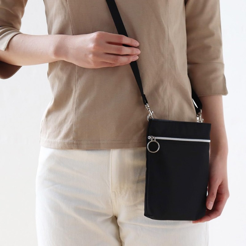 Pocket Plus Smartphone Pouch (Black) Smartphone Shoulder Simple Shoulder Bag