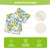 Artoid Mode Blue Lemon Iris Summer Table Runner, Seasonal Spring
