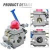 SYOWADA 545081850 Carburetor Kit, Replacement for Husqvarna 125L 125LD 125R