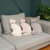 Libuhahato 24426-72 Smoothing Cat Cushion, Gray, Hugging Pillow, Fluffy Cushion