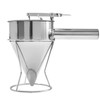Stainless Steel Pancake Batter Dispenser, Funnel Dispenser with Stand, Kitchen