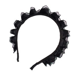 MAYSONG Women's Maid Cosplay Hair Hoop Gothic Headband
