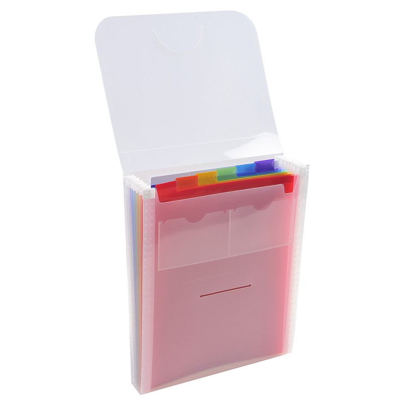 Exacompta - Ref 55798E - Crystal Vertical Multipart Expanding Case