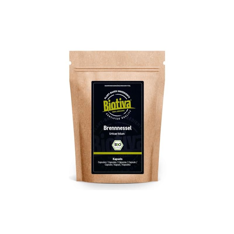 Organic Nettle 500 Capsules | 450mg per Capsule | Nettle