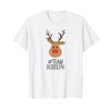 Rudolph with the Red Nose Reindeer Rudolf Christmas T-Shirt, White