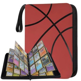 900 Pockets Basketball Trading Card Binder, Card Binder Album Folder with 50 Top Loading Page Sleeves, 9 Pocket Card Binder for Game Cards, Sports Cards, Baseball Cards