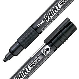 Marcador Permanente Uso Industrial Pentel Negro/Caja 12 U