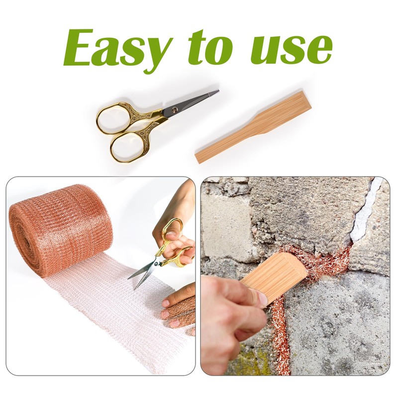 Copper Mesh Rodent Control Copper Wool for Slugs Mice Pest
