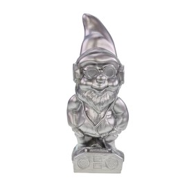 Kremers Schatzkiste Garden Gnome Cool Silver Edition 34 cm PVC Garden Figure