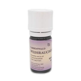 farbenwald Frankincense Oil, 5 ml, 100% Boswellia Sacra Essential Oil, Imported from Oman