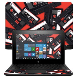 MightySkins Skin Compatible With HP x360 Convertible 11" (2017) wrap cover sticker skins Mixtape