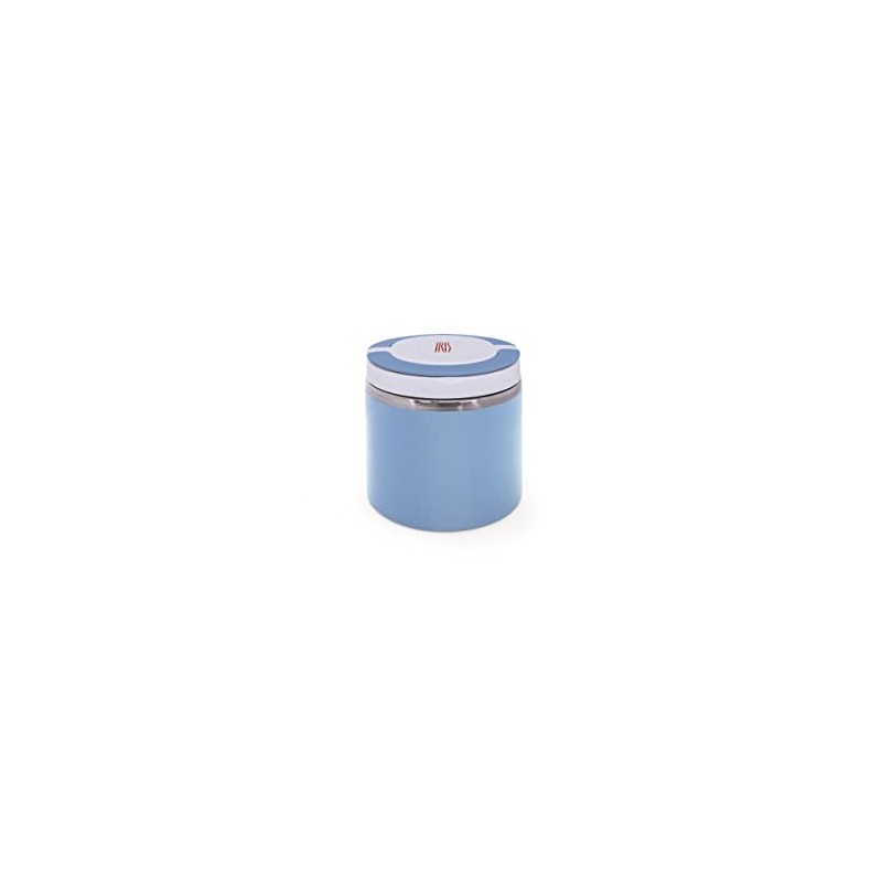 Lunch Box Stainless Steel Thermal Container 0.6 L Blue