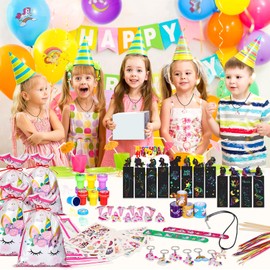Kareeran Unicorn Party Bag Children's Birthday Girl Unicorn Gifts for Girls Birthday Decoration Unicorn Children's Birthday Party Favours Unicorn Gifts for 3-12 Years Children