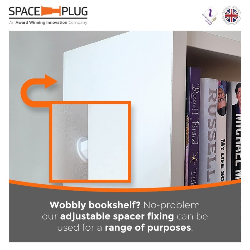 Space-Plug Adjustable Spacer Fixings (Regular size for 30-50mm gaps), 25