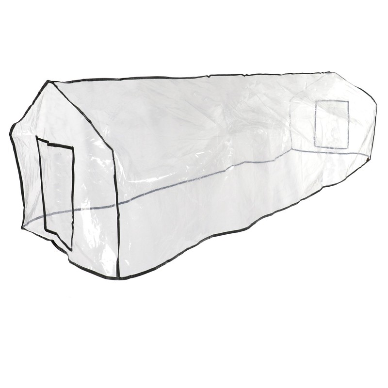 Hangerworld 6ft Clear Garment Rail Cover, Clothes Dust Protector Storage