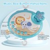 Cot Mobile for Baby, Baby Crib Mobile with Music and