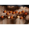 Mud Pie String Ball Lights, Pumpkin, 61"