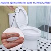 Toilet Seat Hinge Kit Fit for Kohler, Elongated Toilet Seat