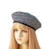 KORIXINE Women's Newsboy Caps: Houndstooth Beret Hats for Women Fashionable