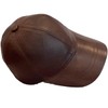 Lukkizara Real Genuine Lambskin Leather Baseball Cap Hat Sports Visor