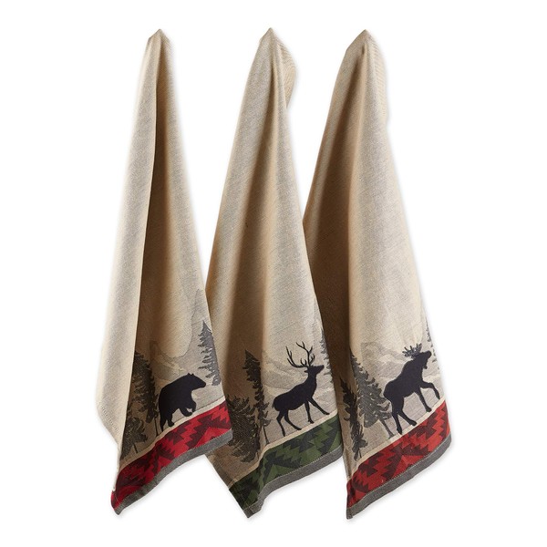 DII Woodlands Collection - Juego de Toallas de Cocina, 18