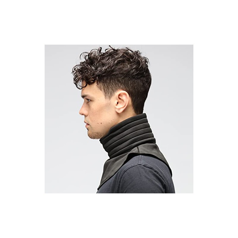 Neck Seal Costume Cosplay Armor Helmet Accessory Ribbed Black Gaiter