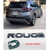 Nissan Gloss Black Overlay emblem Fit 2021 -2023 Nissan Rear