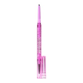 Kosas Brow Pop - Longwear Eyebrow Makeup, Dual-Sided Defining Pencil with Castor Oil for Soft, Natural Look of Real Hair - Black