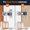 DecoBasics Kitchen Cabinet Hinges - 3/4 Inch (Pack of 10)