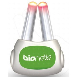 Bionette - for Hayfever symptoms. Bionette is a revolutionary electronic allergy relief device which uses red light phototherapy to treat allergic rhinitis (hay fever) symptoms by Bionette