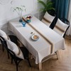 Bringsine Vinyl Rectangle/Oblong Tablecloth PVC Table Cover Oil-Proof/Waterproof Kitchen Dining