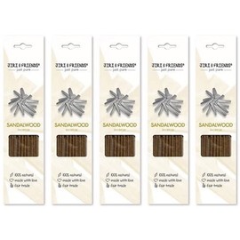 Jiri and Friends Sandalwood Incense Sticks, 100% Natural Sandal, Pack of 15 Natural Incense Sandalwood Fair Trade Incense